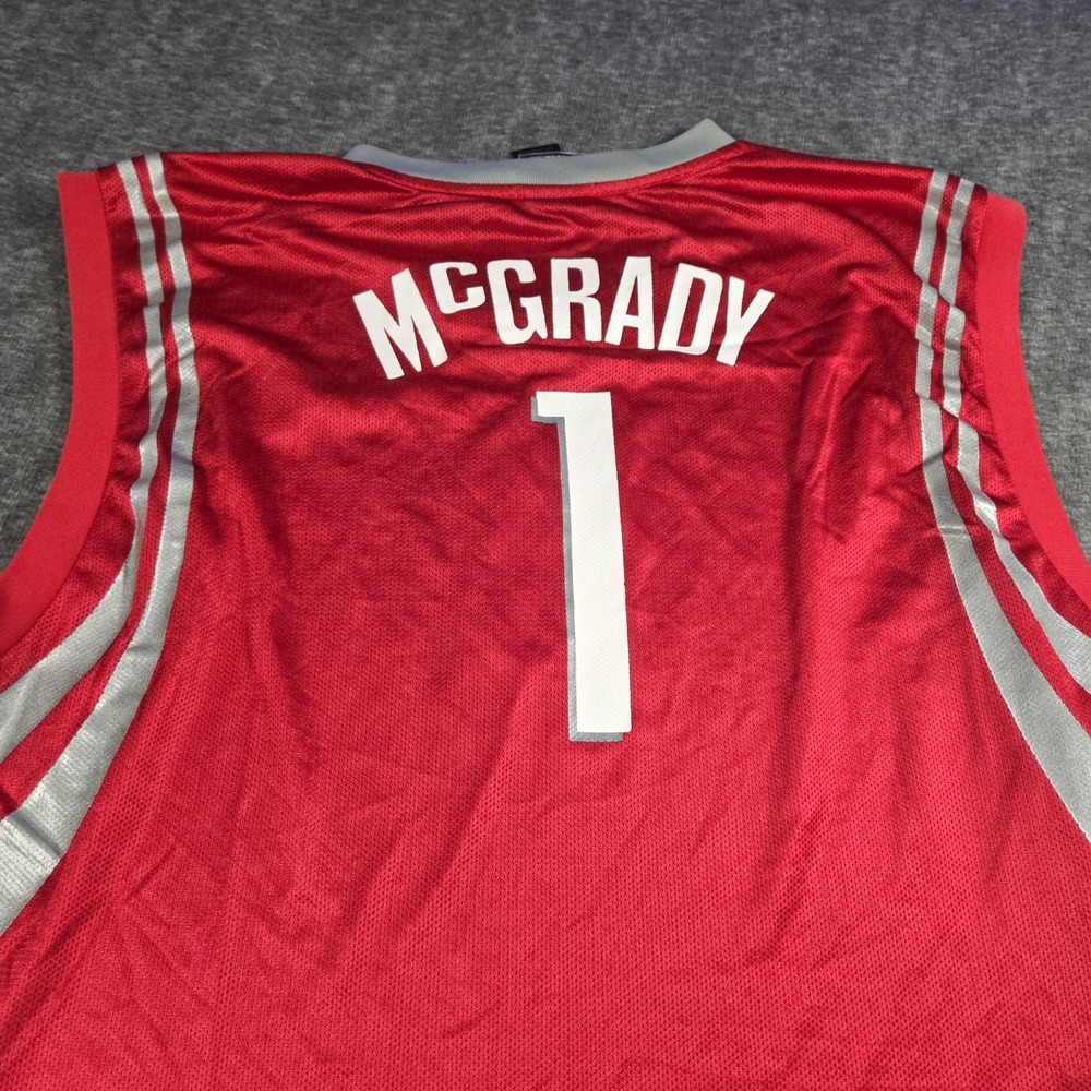 Vintage Reebok Houston Rockets Tracy McGrady Jersey Mens 2XL Red T-Mac NBA Y2K